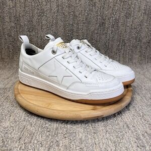 Golden Goose Yeah EU Size 38 Women's 8 Low Top Sneakers White Leather Gum Shoes